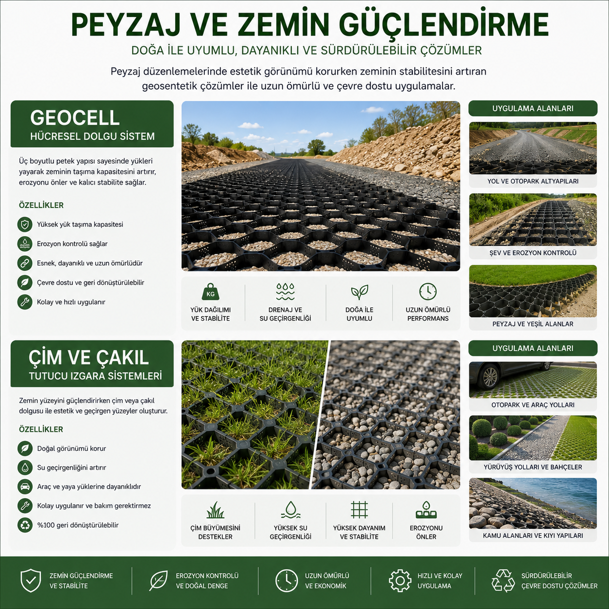 PEYZAJ VE ZEMİN GÜÇLENDİRME